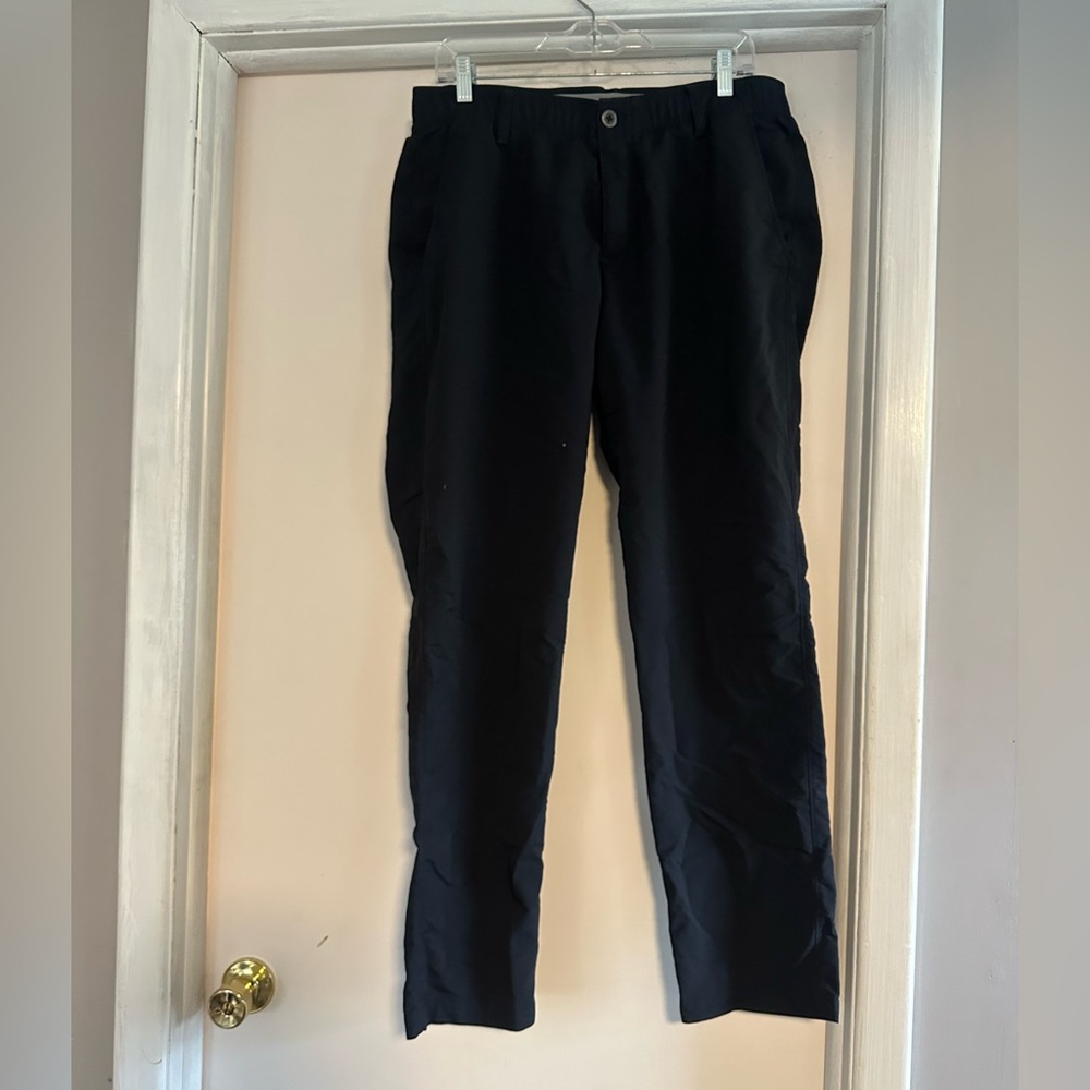 Under Armour Men's Black Golf Pants 36w 23L